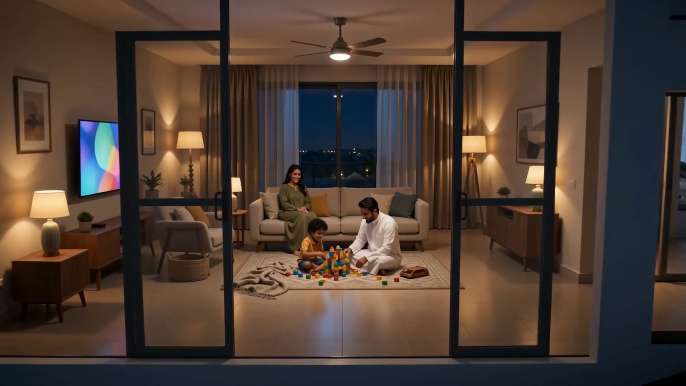 In Your Home — FILM III — NIGHT, BLOCKS ON THE RUG