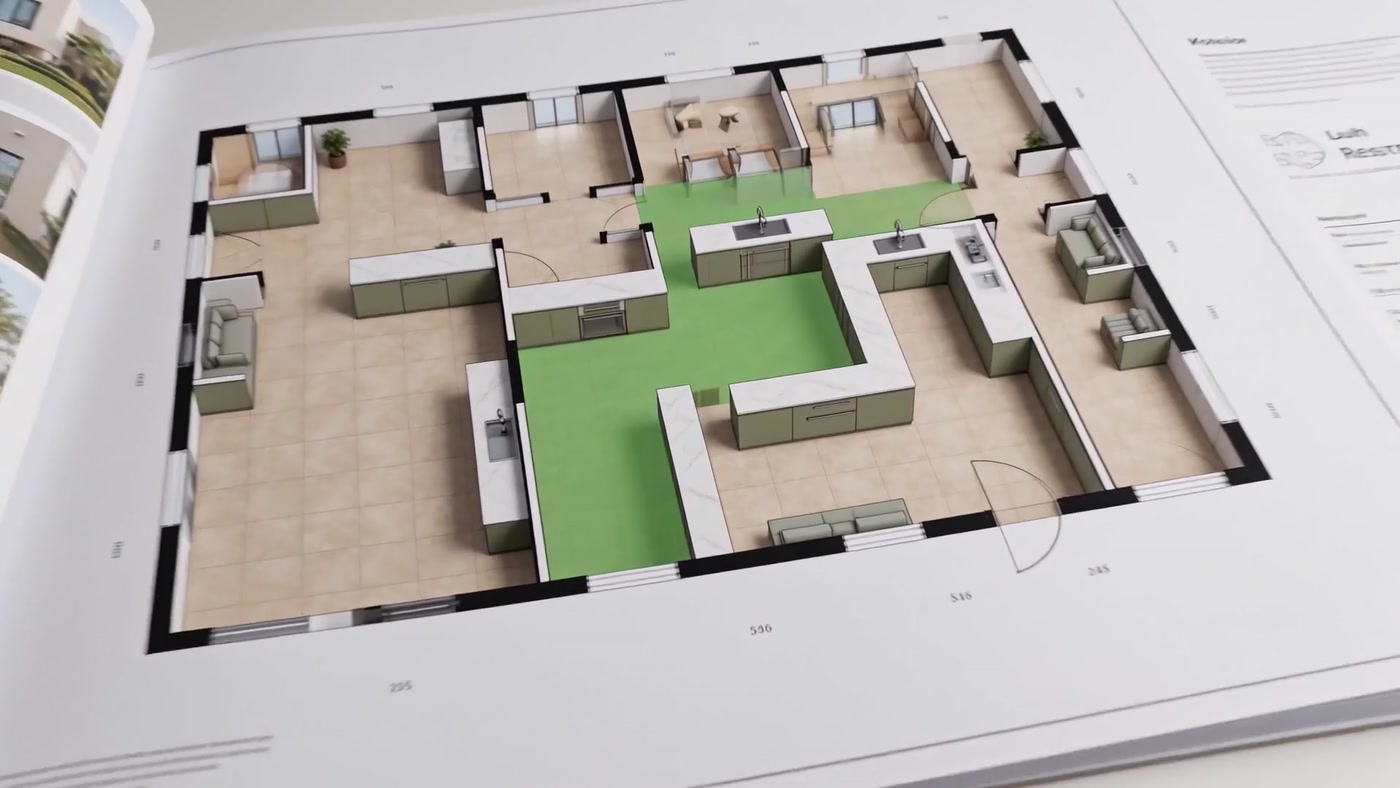 In Your Home — THE PLAN — A DRAWING, NOT A RENDER